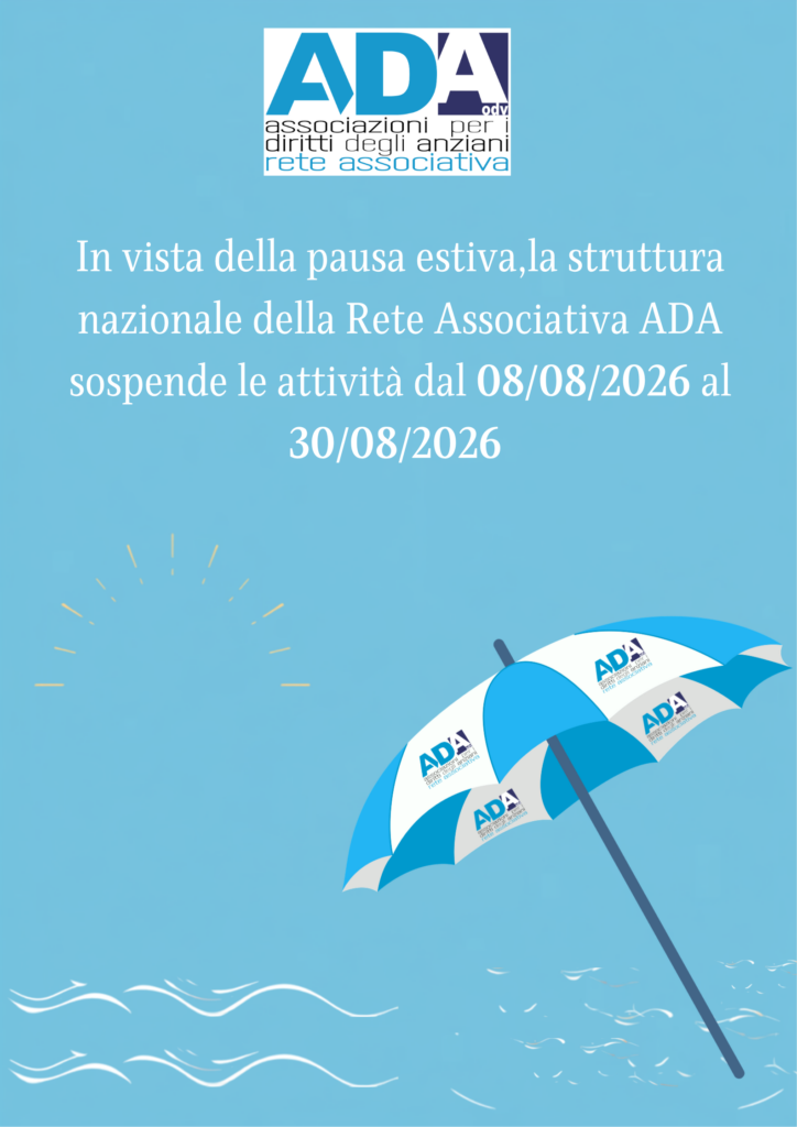 Sospensione estiva delle attività